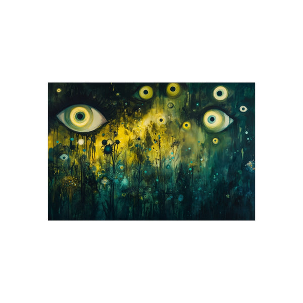 Enchanting Aurora Garden of Eyes