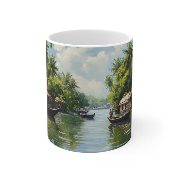 "Enchanting Backwaters of Kerala Mug"