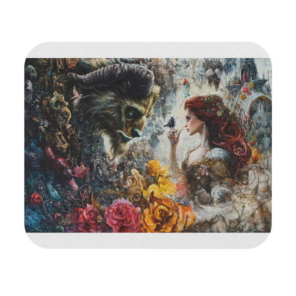 Enchanting Beauty and the Beast Mouse Pad