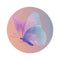 "Enchanting Butterfly Round Rug"