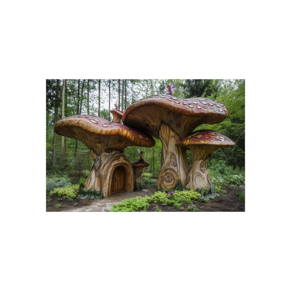 Enchanting Fairies and Giant Mushrooms