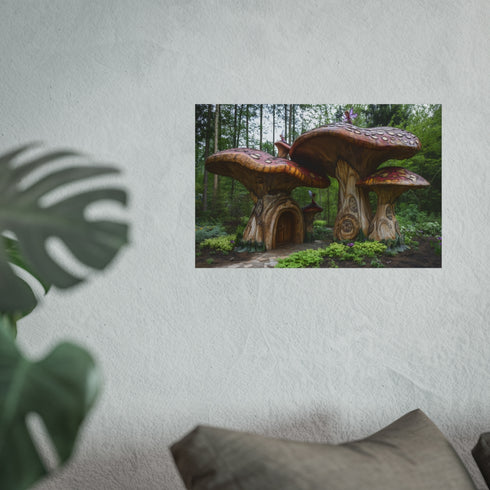Enchanting Fairies and Giant Mushrooms