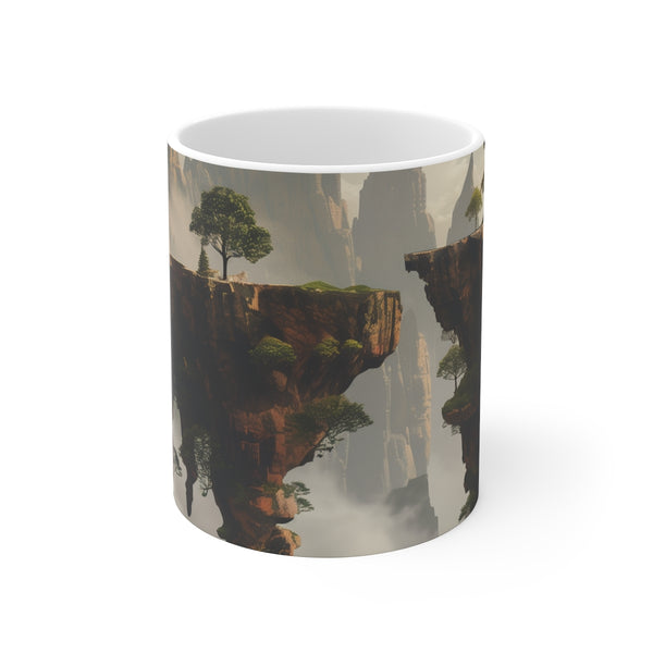 "Enchanting Floating Island Coffee Mug"