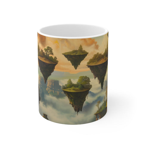 "Enchanting Floating Landscape Coffee Mug"