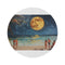 "Enchanting Full Moon Beach Rug"