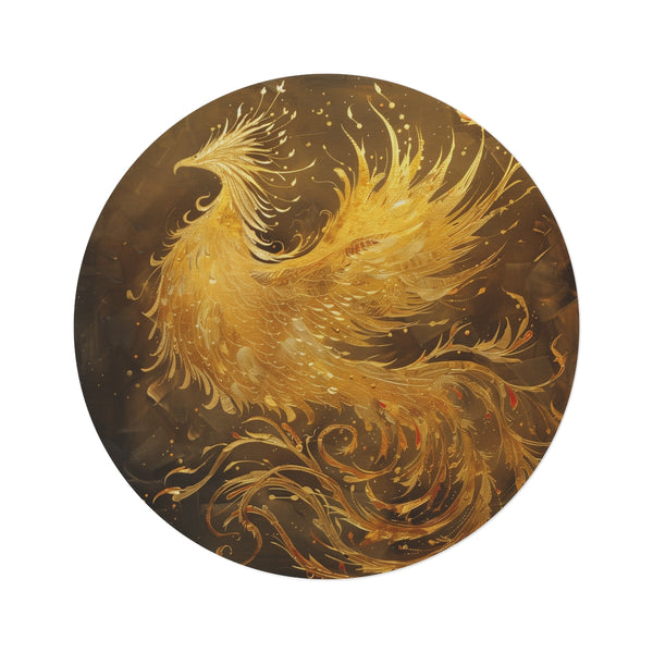 "Enchanting Mythical Round Rug"
