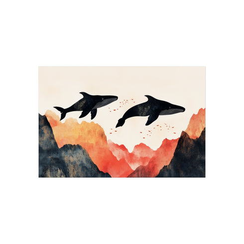 "Enchanting Sky Whales Mountain Adventure"