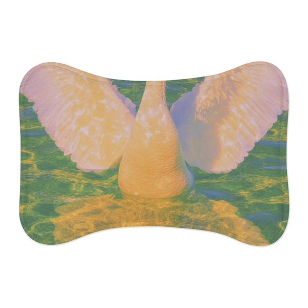 "Enchanting Swan Pet Mat"