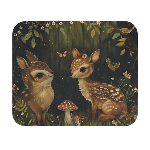 Enchanting Woodland Creatures Mouse Pad