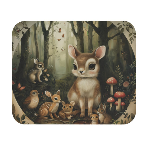 Enchanting Woodland Critters Mouse Pad