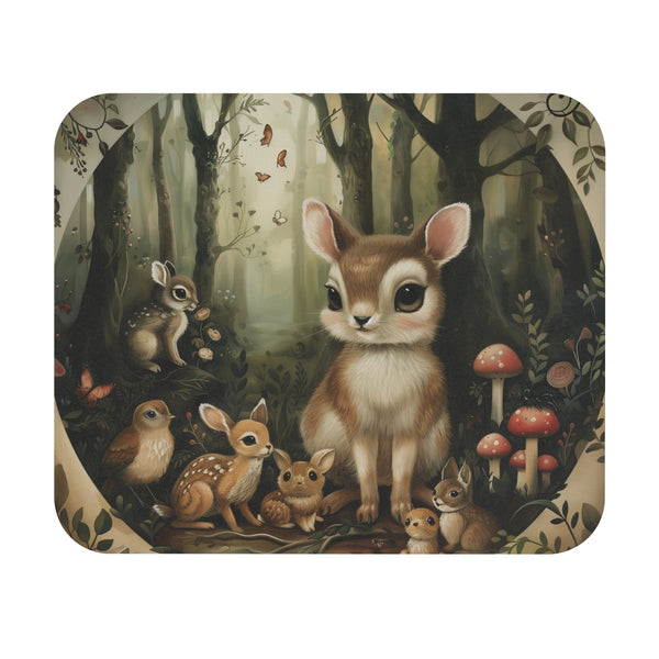 Enchanting Woodland Critters Mouse Pad