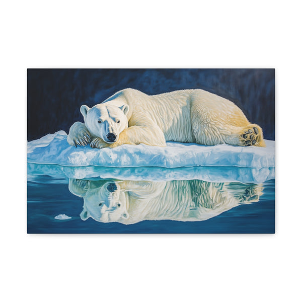"Endangered Arctic Beauty Canvas Print"