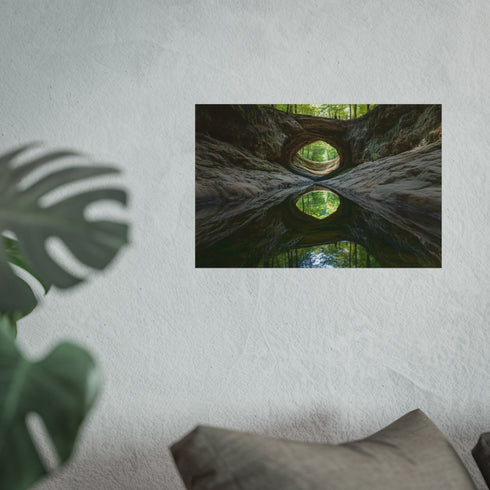 Endless Reflections: Mirrored River Exploration