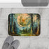 Endor Moon Star Wars Luxury Memory Foam Bath Mat - Bathroom Lifestyle View