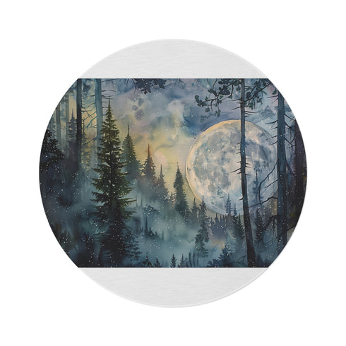 "Endor Moon Star Wars Rug: A Galactic Touch for Any Room"