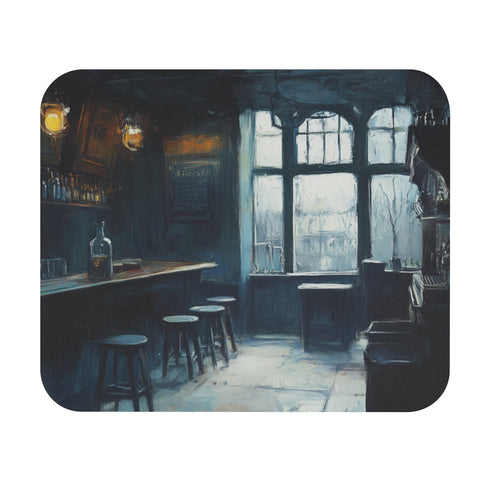 English Pub Painting Mouse Pad