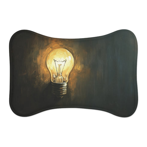 "Enlightened Pet Mat: Brighten Up!"