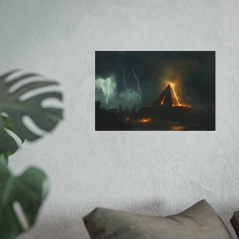 Epic Electric Pyramid Storm Visual