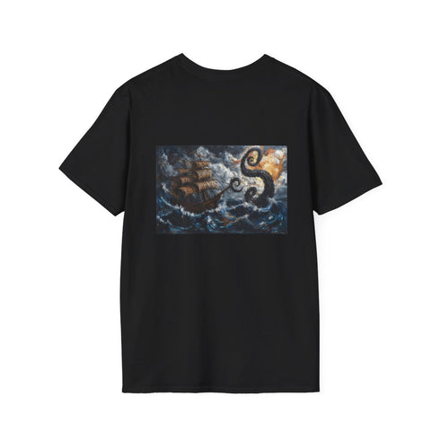 Epic Kraken Battle Stormy Sea T-Shirt