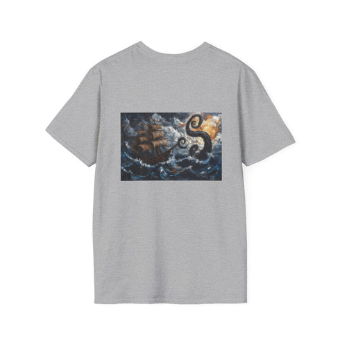 Epic Kraken Battle Stormy Sea T-Shirt