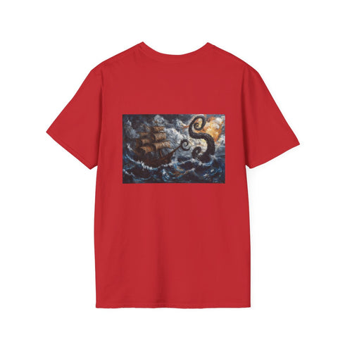 Epic Kraken Battle Stormy Sea T-Shirt