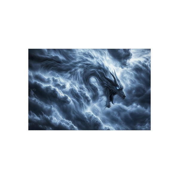 "Epic Storm Clouds Mythical Beasts"