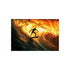 "Epic Surfer Conquers Fiery Waves"