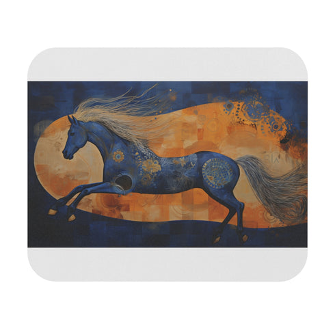 Equestrian Dreams Abstract Mouse Pad