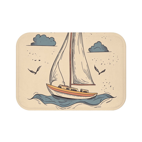 "Escape to Paradise Bath Mat"