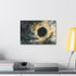 Eternal Darkness canvas print showcasing mysterious beauty of black hole space.
