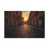 "Eternal Rome: Cobblestone Sunset Streets"