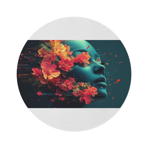 Ethereal Fragmented Round Rug: Bring Beauty to Your Space
