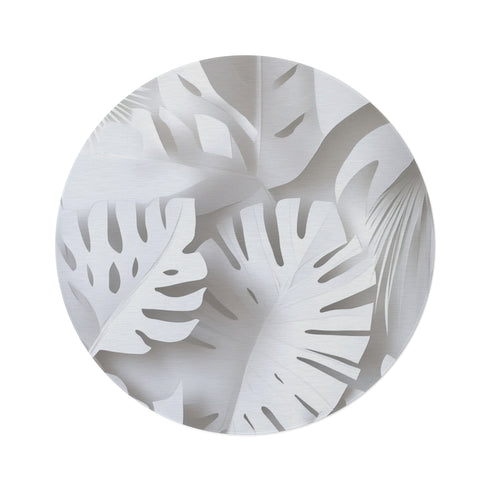 "Exotic Paper Cut Round Rug"