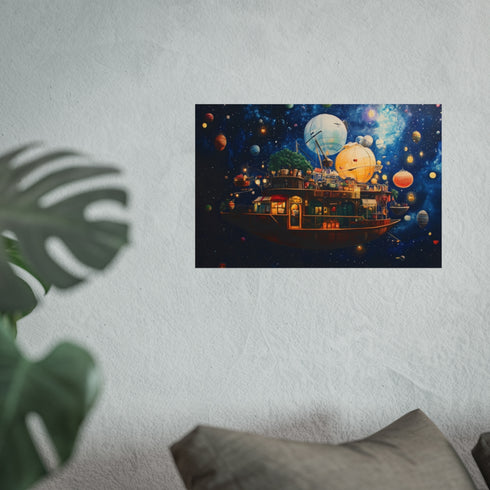 Explore Space Floating Market Adventure