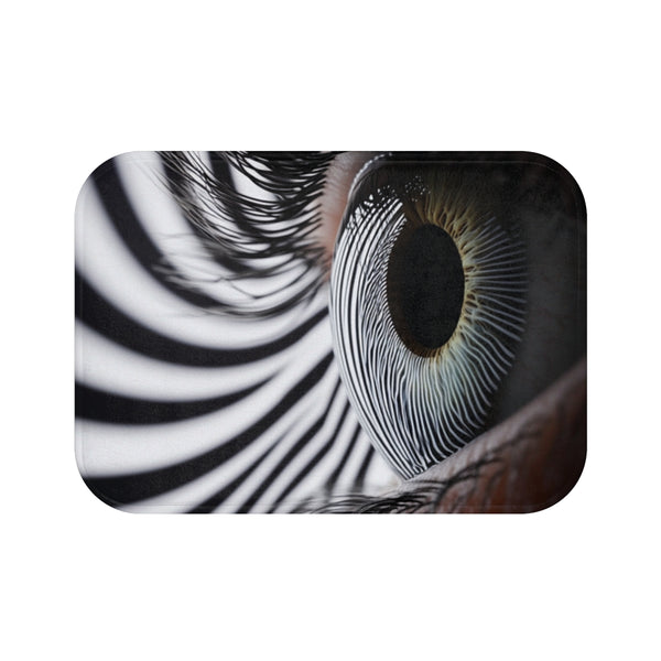 "Eye-Catching Optical Bath Mat"
