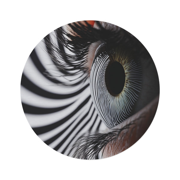 "Eye-Opening Optical Illusion Rug"
