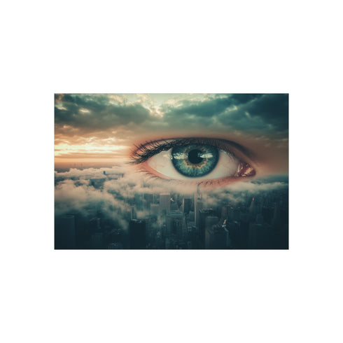 Eyes in Sky Overlooking City