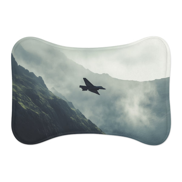 "F22 Raptor Inspired Pet Mat: Fly in Style!"