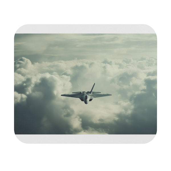"F22 Raptor Skyline Mouse Pad: Soar High with Precision"