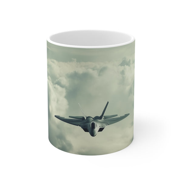 "F22 Raptor Soaring Coffee Mug"