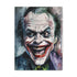 Jack Nicholson Joker Canvas Print - Iconic and maniacal villain artwork.