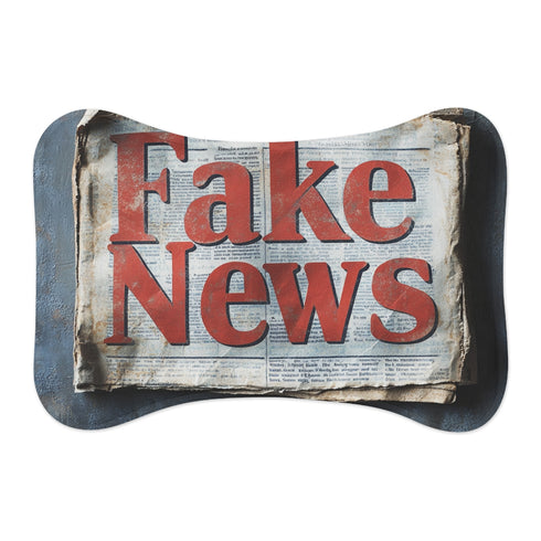 "Fake News Pet Mat: Paw-some Comfort for Your Furry Friend"