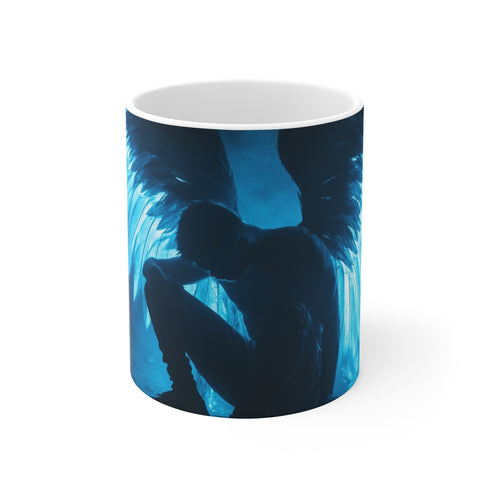 Fallen Angel Glowing Wings Mug