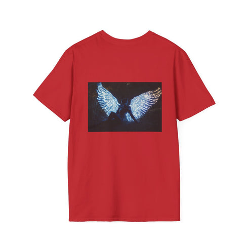 Fallen Angel Glowing Wings T-shirt