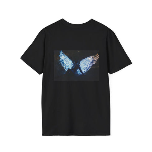 Fallen Angel Glowing Wings T-shirt