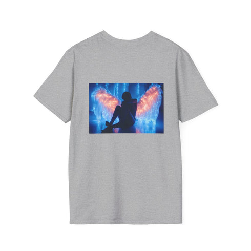 Fallen Angel T-Shirt Glowing Wings