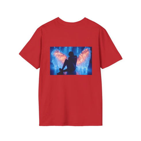 Fallen Angel T-Shirt Glowing Wings