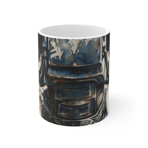 "Fallout Power Armour Watercolor Mug"