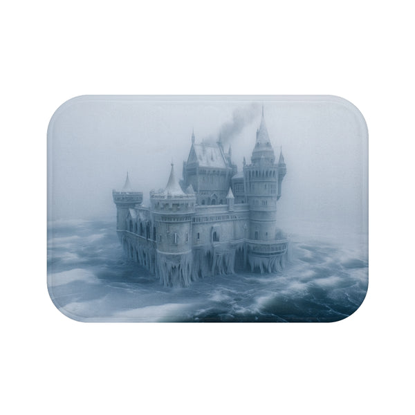 "Fantasy Castle Blizzard Bath Mat"