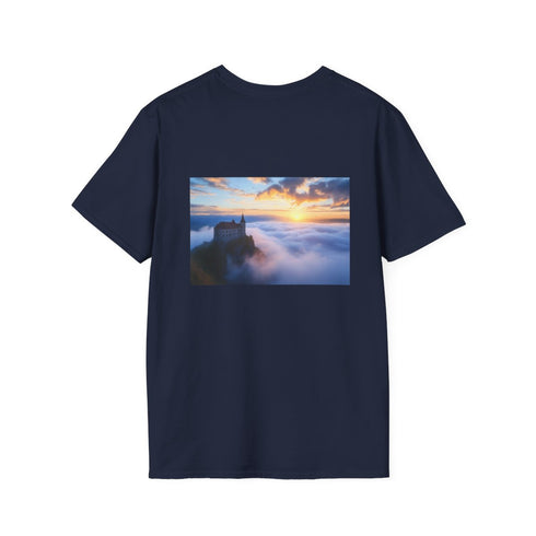 Fantasy Castle Clouds Graphic Tee